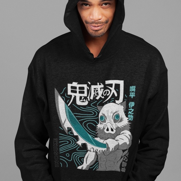 INOSUKE:: UNISEX CUSTOM HOODIE - Picture 1 of 4